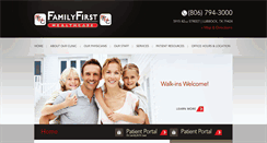 Desktop Screenshot of familyfirstlubbock.com